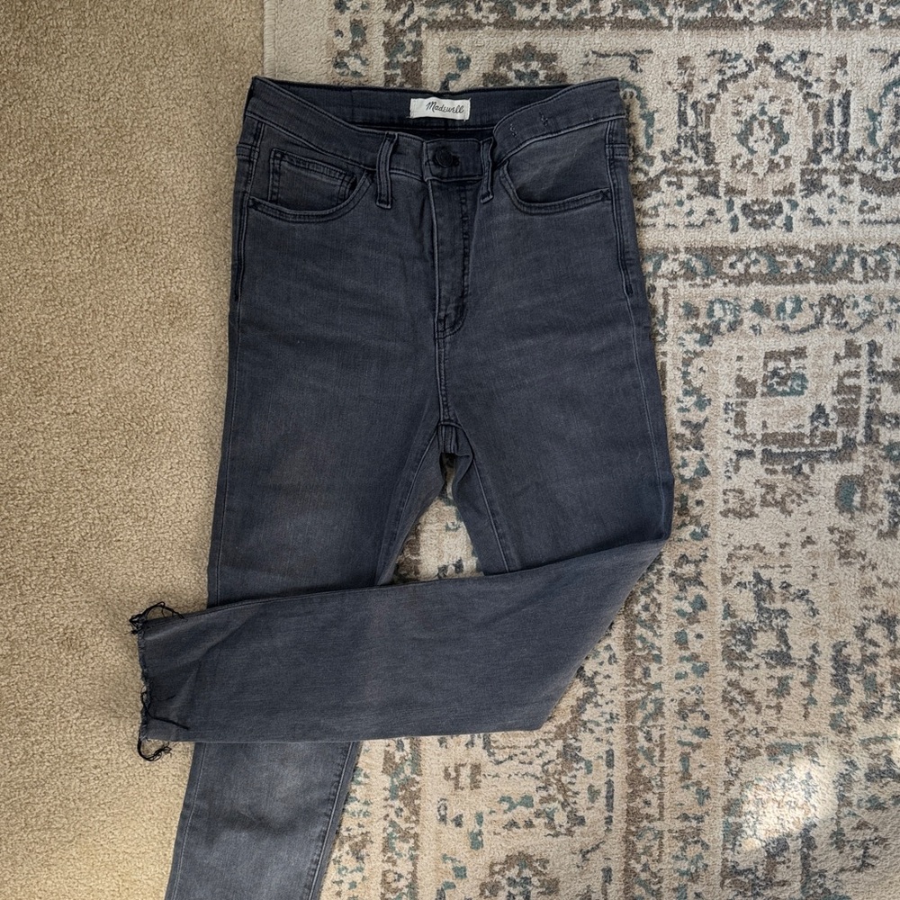 Madewell Charcoal Skinny Jeans for Women